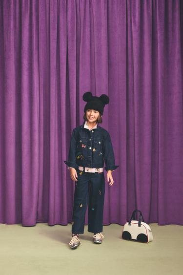 EMBROIDERED DENIM JACKET HARRY LAMBERT FOR ZARA X DISNEY - Blue by Zara