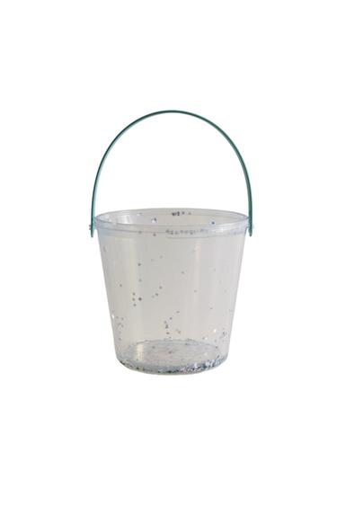 KIDS’ GLITTERY BEACH BUCKET TOY - Transparent by Zara