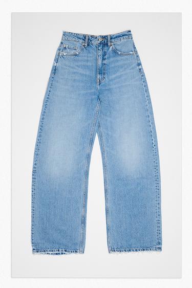 TRF BAGGY NFL MID-WAIST JEANS - Navy blue by Zara - Image 0
