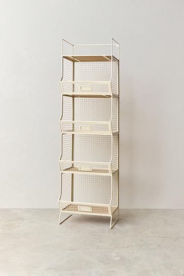 STORAGE UNIT WITH SHELVES - Light beige by Zara