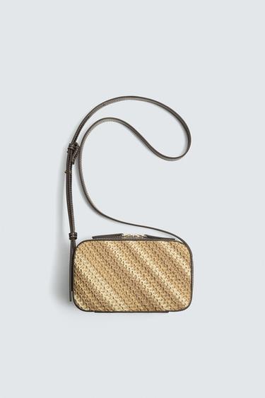 BRAIDED SHOULDER BAG - Brown by Zara