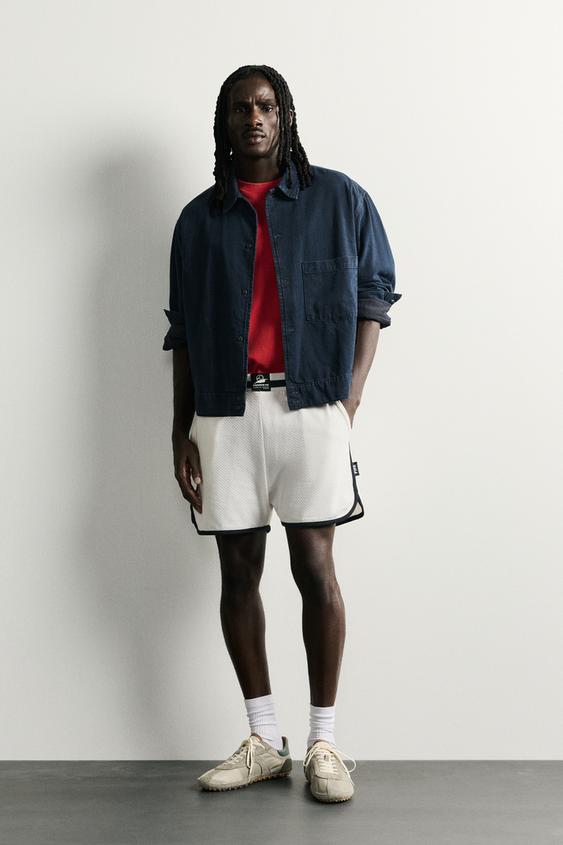 FRANCE 98 FIFA WORLD CUP™ FIFA CLASSICS CONTRAST SHORTS - White by Zara - Image 0
