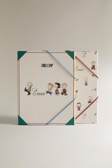 SET OF CHILDREN'S PEANUTS™ FOLDERS (SET OF 2) - Cream by Zara - Image 0