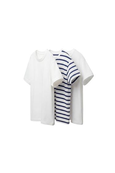 THREE-PACK OF STRIPED T-SHIRTS - Various by Zara