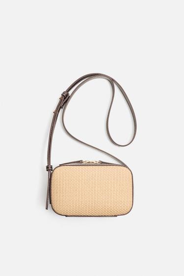 BRAIDED CROSSBODY BAG - Brown by Zara - Image 0
