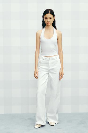 HALTER TOP - White by Zara