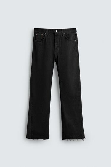 FLARE FIT JEANS - Black by Zara