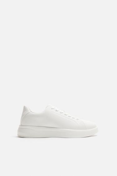 MONOCHROME CHUNKY TRAINERS - White by Zara