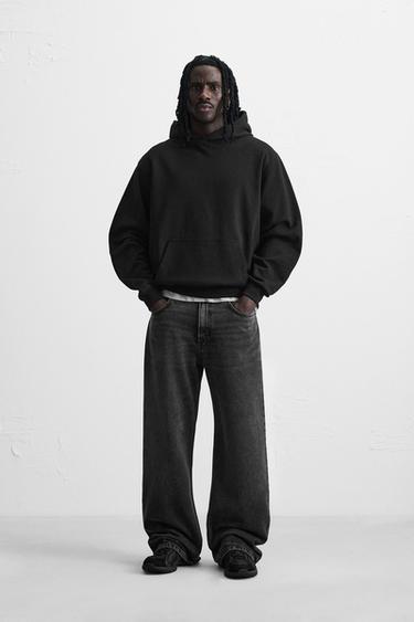 BASIC HOODIE - Black by Zara