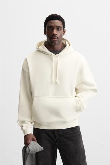 HEAVYWEIGHT HOODIE - Oyster-white by Zara