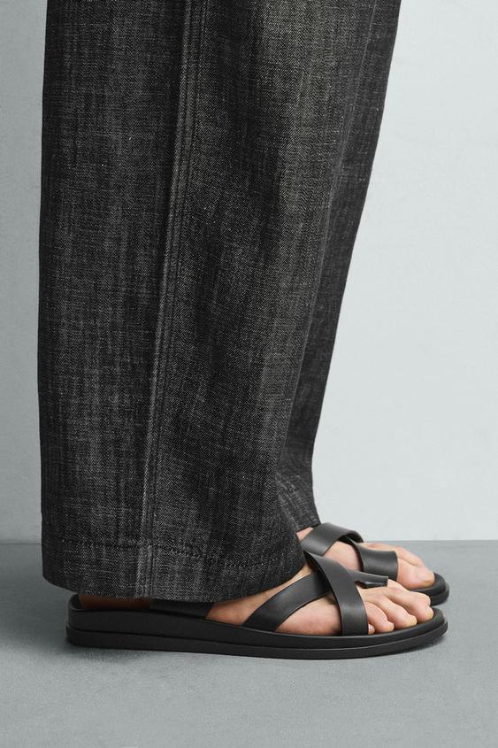 STRAPPY SANDALS - Black by Zara - Image 0