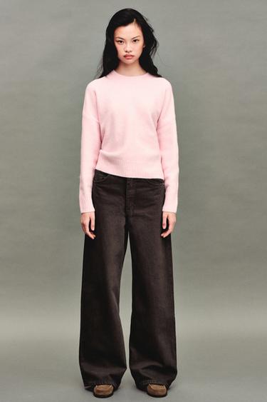 SOFT KNIT JUMPER - Light pink by Zara