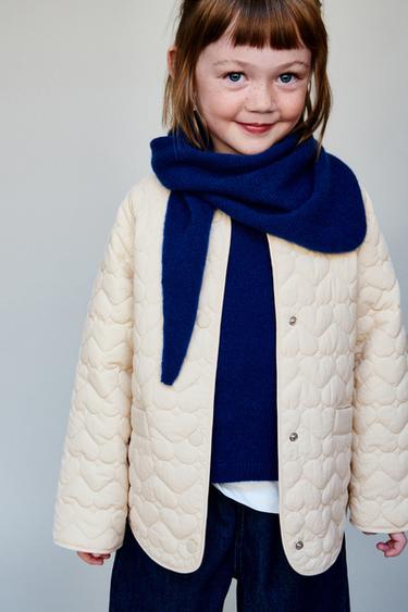 WATER-REPELLENT LABEL PUFFER JACKET - Ecru by Zara