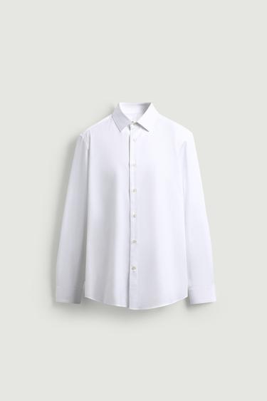 REGULAR FIT SHIRT - White by Zara