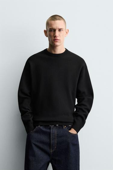 SOFT STRUCTURED JUMPER - Black by Zara