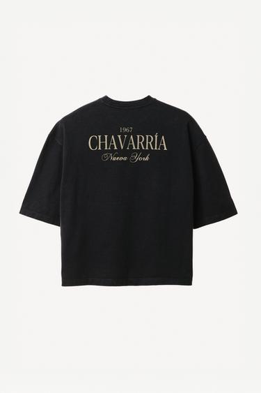 WILLY CHAVARRIA X ZARA OVERSIZE T-SHIRT - Black by Zara