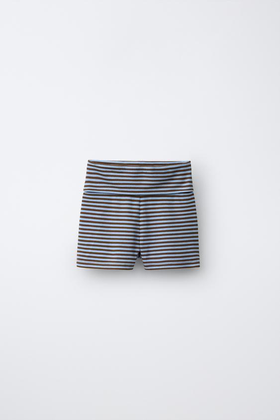 PUKAS SURF STRIPED CYCLING LEGGINGS - striped by Zara - Image 0