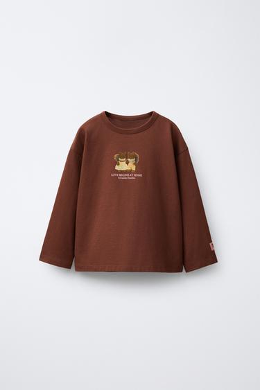 SYLVANIAN FAMILIES ® T-SHIRT - Dark brown by Zara