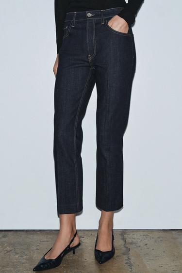 ZW COLLECTION BOOTCUT MID-WAIST JEANS - Blue by Zara