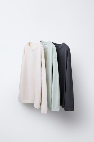 3-PACK OF PLAIN T-SHIRTS - Ice by Zara - Image 0