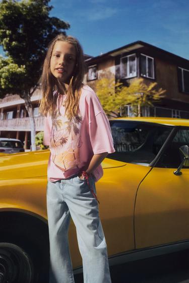 STRASS FESTIVAL T-SHIRT - Pink by Zara