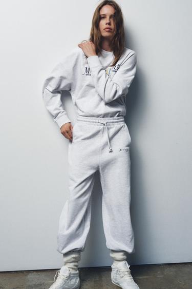 VARSITY TROUSERS - Grey marl by Zara - Image 0