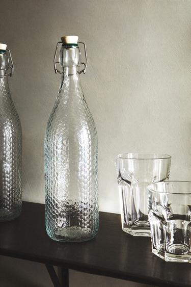 BOTTLE WITH CERAMIC STOPPER -  by Zara