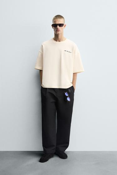 HAMMOCKS PATCH SWEATSHIRT - Oyster-white by Zara - Image 0