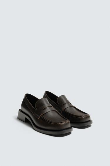 DRESS PENNY LOAFERS - Black by Zara