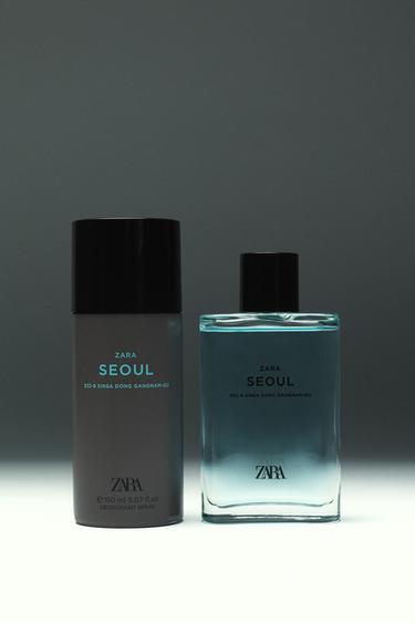 SEOUL EDT 90 ML / 3.04 oz + DEODORANT SPRAY EDC 150 ML / 5.07 oz - TINTED LEATHER by Zara