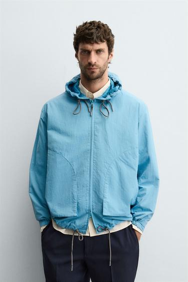 LIGHTWEIGHT TECHNICAL JACKET - Light blue by Zara