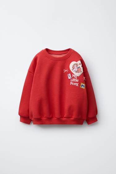 MY LITTLE PONY® HEART PATCH SWEATSHIRT - Red by Zara