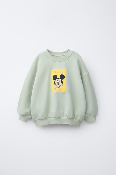 MICKEY MOUSE © DISNEY PRINT SWEATSHIRT - Sea green by Zara