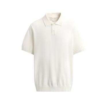 REGULAR FIT KNIT POLO SHIRT - Ecru by Zara