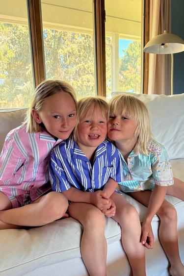 6-14 YEARS/STRIPED SHIRT AND BERMUDA PYJAMAS - Pink by Zara