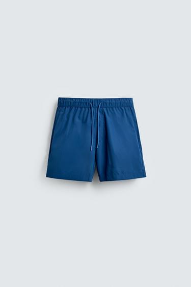 LONG SWIMMING TRUNKS - Bluish by Zara
