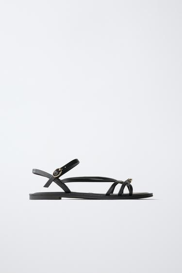 STRAPPY SANDALS - Black by Zara