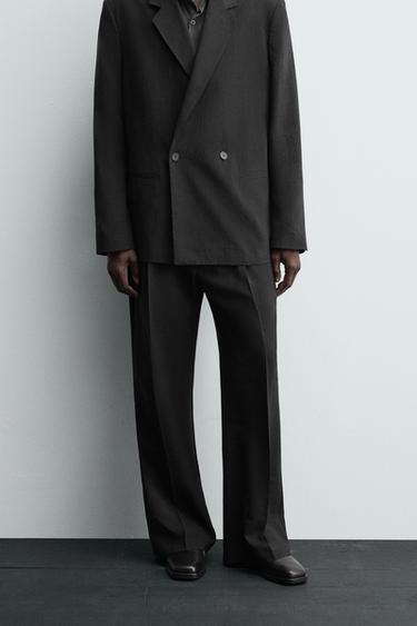 FLOWING SUIT TROUSERS - Black by Zara
