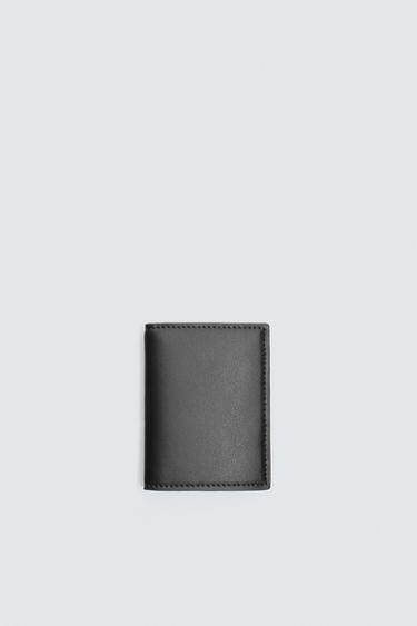 PLAIN VERTICAL CARD HOLDER - Black by Zara