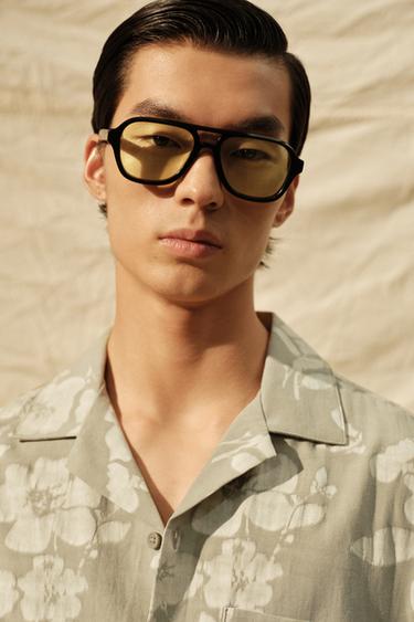 SQUARE SUNGLASSES - Black by Zara - Image 0