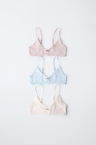 9-14 YEARS/ THREE-PACK OF FLORAL TOPS - Multicoloured by Zara - Image 0