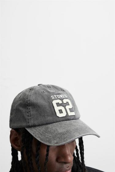 ROLLING STONES © PATCH CAP - Black by Zara - Image 0