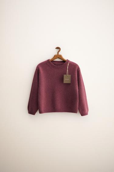 ZARA TIMELESS - CASHMERE KNIT JUMPER - Dark pink by Zara