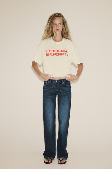BETTY BOOP® WASHED-EFFECT T-SHIRT - Yellow by Zara - Image 0