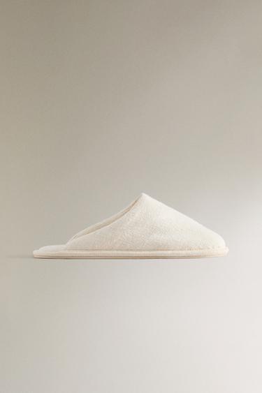 JACQUARD MULE SLIPPERS - Beige by Zara