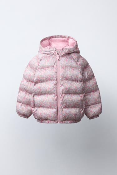 ULTRA-LIGHTWEIGHT FLORAL WATER-REPELLENT JACKET - Pink by Zara