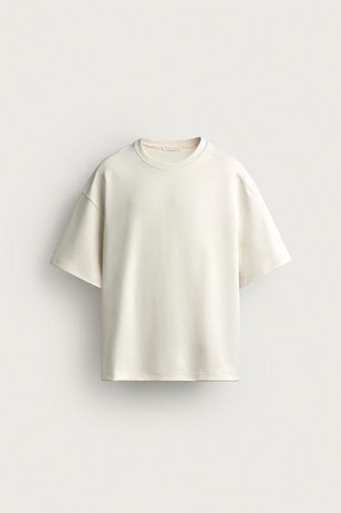 RELAXED FIT INTERLOCK SWEATSHIRT - Oyster-white by Zara