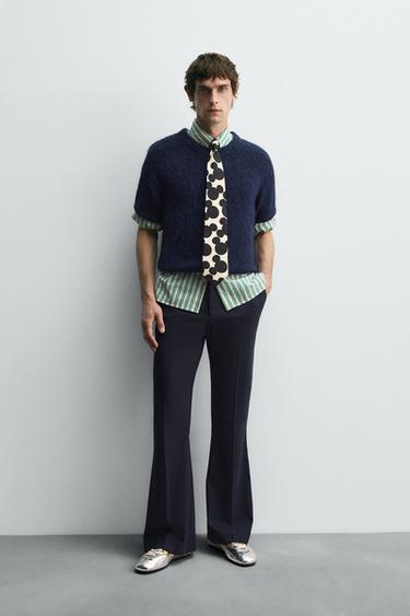 TEXTURED CARDIGAN HARRY LAMBERT FOR ZARA X DISNEY - Navy blue by Zara - Image 0