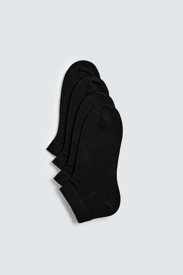 4-PACK OF ANKLE SOCKS - Black by Zara