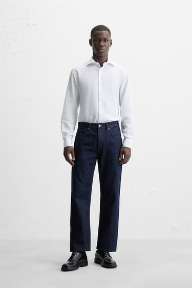 EASY CARE TEXTURED SHIRT - Oyster-white by Zara